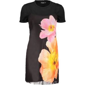 Desigual Елегантна дамска рокля desigual, Размер s, Цвят Черен (26swvk20_ne2000)