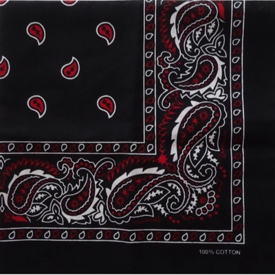 Woodrow bandana šátek černá