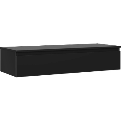 Mexen Orio шкаф за баня под мивка 120 см с плот, 1 чекмедже, черен мат - 91A10-12023-1-BFC71 (91A10-12023-1-BFC71)