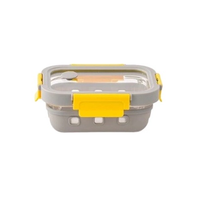 WARMCOOK PIKA sklenený jedálenský box s vekom 370 ml