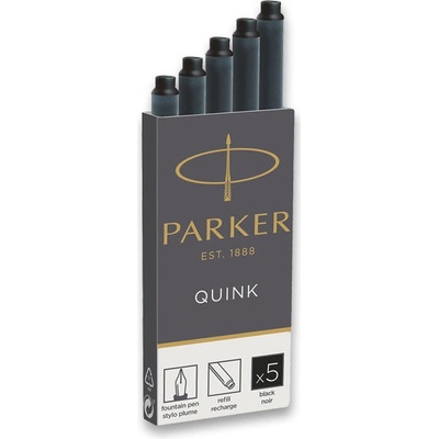 Parker Inkoustové bombičky černé 1502/0150382 5 ks – Zbozi.Blesk.cz