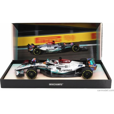 Minichamps Mercedes gp F1 W13e Team Mercedesamg Petronas F1 N 63 5. Miami Gp 2022 George Russel Strieborná zelená 1:18
