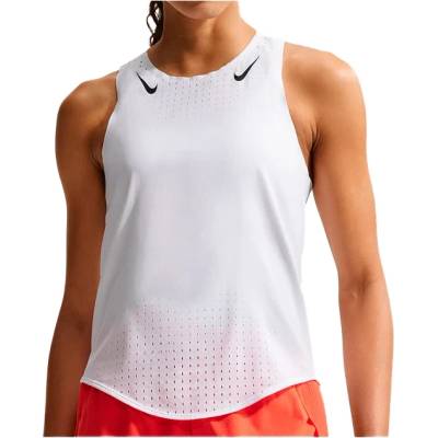 Nike Дамски потник с широка презрамка Nike Women's AeroSwift Dri-FIT ADV Running Singlet Running shirt - White / Black (916-7161-0414)