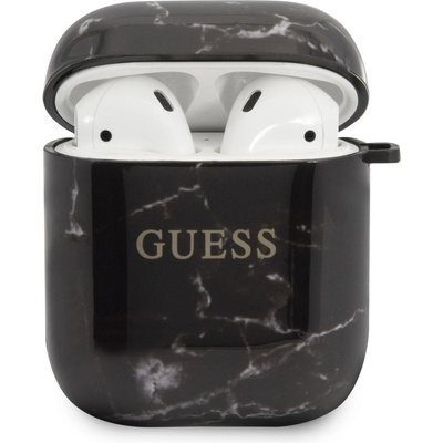 Guess TPU Marble puzdro pre AirPods 1/2 GUACA2TPUMABK