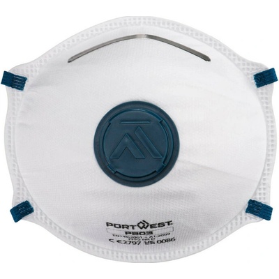 Portwest Respirátor Dolomite P203 FFP2, s ventilkem POR-P203WHR Bílá