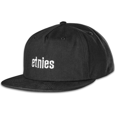 ETNIES Icon Embroidery Snapback BLACK
