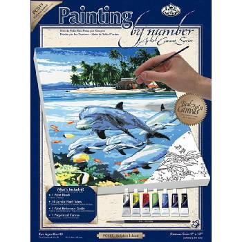Royal & Langnickel Maľovanie podľa čísel Delfíny