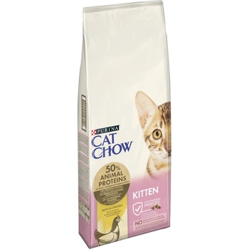 Cat Chow, Purina Purina Cat Chow Kitten с пребиотик - 15кг