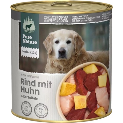 Pure Nature Dog Senior Hovězí s kuřetem 800 g