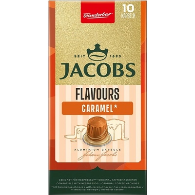 Jacobs Douwe Egberts Espresso Flavours Caramel 10 hliníkových kapslí kompatibilních s kávovary Nespresso