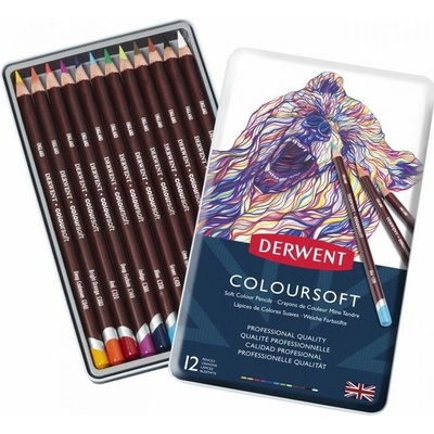 Derwent Coloursoft pastelky 12 ks 0701026