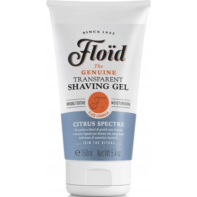 FLOID transparentný gél na holenie Citrus Spec 150 ml