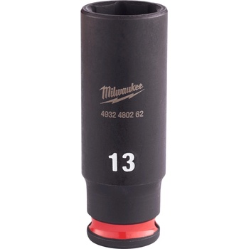 MILWAUKEE Nástrčný kľúč 1/4" - Hex 13 SHOCKWAVE predĺžený