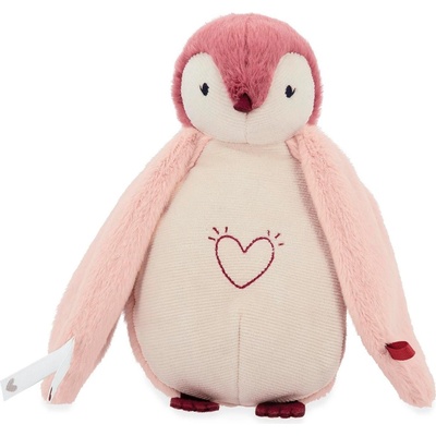 Kaloo Плюшена играчка с лампа Kaloo - Пингвин, 20 cm, розов (K212011)