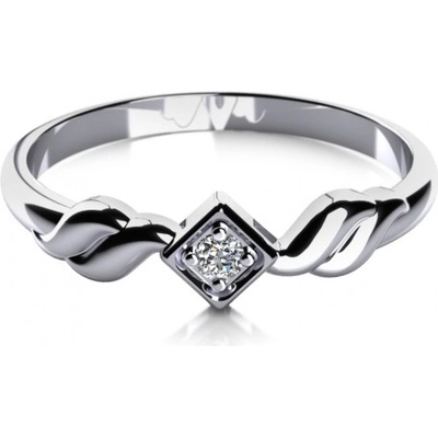 Couple prsten Lorry v bílém zlatě se zirkonem 585 68 1 0648.1B00.0.53.001