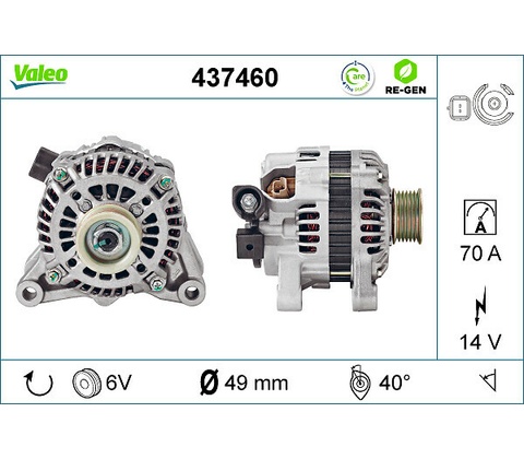 Alternátor VALEO 437460