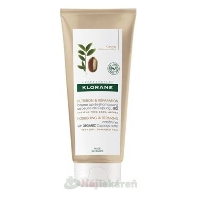 Klorane Balzam na vlasy s BIO maslom cupuaçu 200 ml