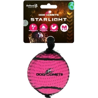 Dog Comets Starlight plovoucí tenisák růžový 6 cm