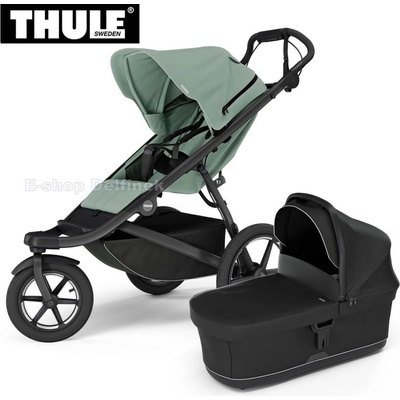 Thule Urban Glide 3 s magnetickou sponou + korba 2026 Mist Green-Black