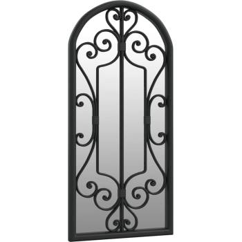 Image 1 of vidaXL Огледало, черно, 100x45 см, желязо, за употреба на закрито (3093544)