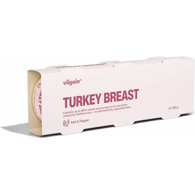 Vilgain Krůtí prsa 3 x 100 g – Zbozi.Blesk.cz