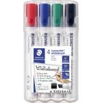 STAEDTLER WB Маркер Lumocolor скосен 2-5мм асорти (4) (351 B WP4)