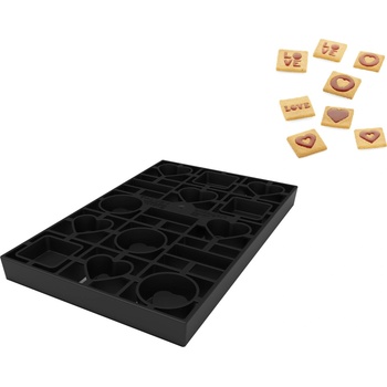 Silikomart Форма за сладки Voilà Cookie Love (53.153.20.0065)