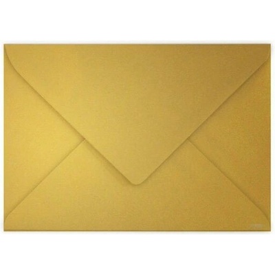 Poštovní obálka CLAIREFONTAINE C5 zlatá 120g - balení 20ks (3329680512007)