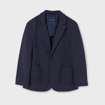 Mayoral Тъмно синьо сако лен за момче Mayoral