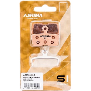 ASHIMA Накладки ASHIMA, AD0705-SI-S w/spring (AM4718)