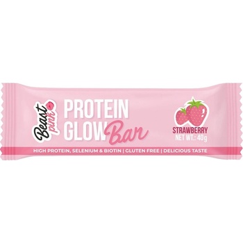 Image 1 of GymBeam Beast Pink Protein GlowBar, 40 Grams