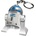LEGO® Ключодържател с LED светлина, LEGO "Star Wars R2D2" LGL-KE21H (LGL-KE21H)