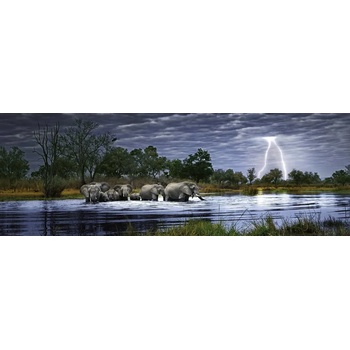 Image 1 of Heye - Puzzle Alexander Von Humboldt: Herd of Elephants (Botswana) - 2 000 piese
