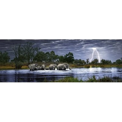 Heye - Puzzle Alexander Von Humboldt: Herd of Elephants (Botswana) - 2 000 piese