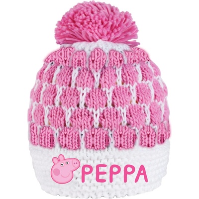 dievčenská čiapka Prasiatko Peppa 5239925 ružová/ biela
