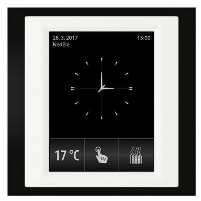 ELKO EP RF Touch-W Сензорно устройство за управление Черна(пластмаса) Бял Светло сив (RFTW-ABL-BWH-CLG)