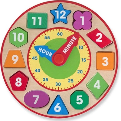 Melissa & Doug hodinky