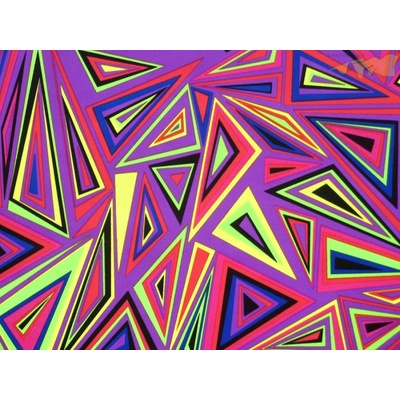 fialová plavkovina iris geometrický vzor