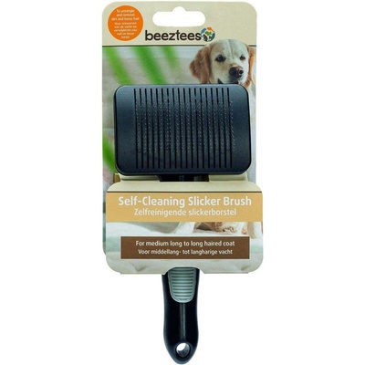 Beeztees Samočistiaca kefa SELF-CLEANING DOG BRUSH SMALL