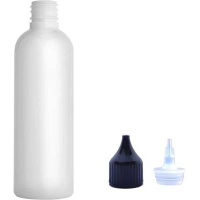 Via Plastová lahvička bílá s černou špičkou Via 100 ml