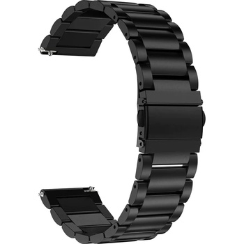 Стоманена верижка Besmart, 22mm, за Huawei GT2, GT3, Pro/Samsung 45, 46мм , черна (SMARTS556)