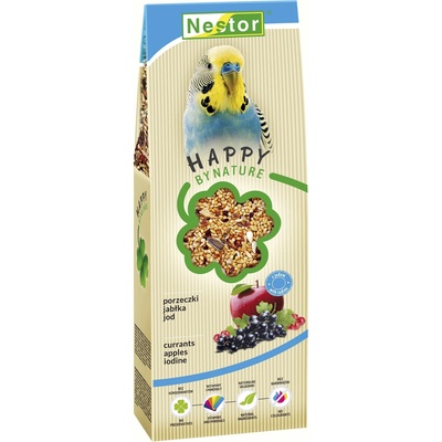 NESTOR HAPPY krmivo pre andulky s jódom a ovocím 470g