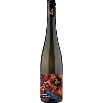 Mlýnek Merlot výběr z hroznů "Plotny" 2024 13,5% 0,75 l (holá láhev)