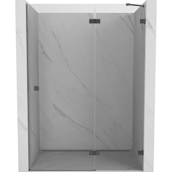 Mexen Lunar душ врати с отваряне надясно 140 cm, прозрачни, gun metal - 834-140-000-95-00-P (834-140-000-95-00-P)