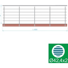EKOfence Nerezové zábradlie BR 14261