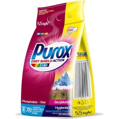 Purox Prací prášek na barvy 5,5 kg