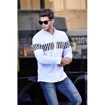 Madmext Мъжка риза 4379 - Бяла 286476 (286476_Бяло)