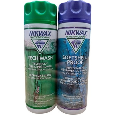 NIKWAX Tech Wash a impregnace Softshell Proof 300 + 300 ml – Zbozi.Blesk.cz