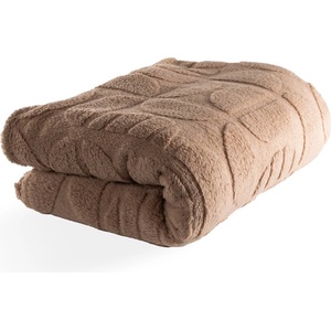 Tiseco Home Studio Кафяво одеяло от микроплюш 150x200 cm Rena - Tiseco Home Studio (3586TAUPE)