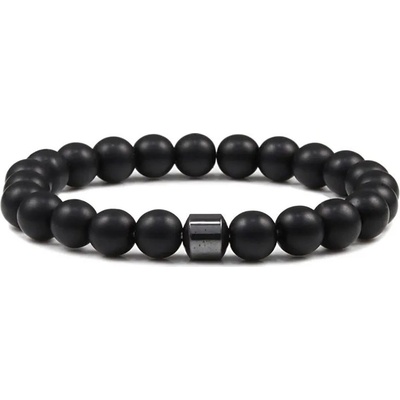 Daniel Dawson náramek Vittorio achát hematit NR2237/17 Černá